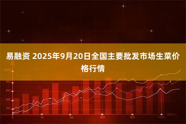 易融资 2025年9月20日全国主要批发市场生菜价格行情