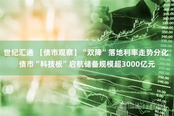 世纪汇通 【债市观察】“双降”落地利率走势分化 债市“科技板”启航储备规模超3000亿元